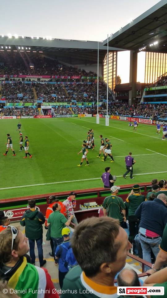 Bokke victory from the stands