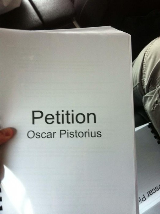pistorius-petition