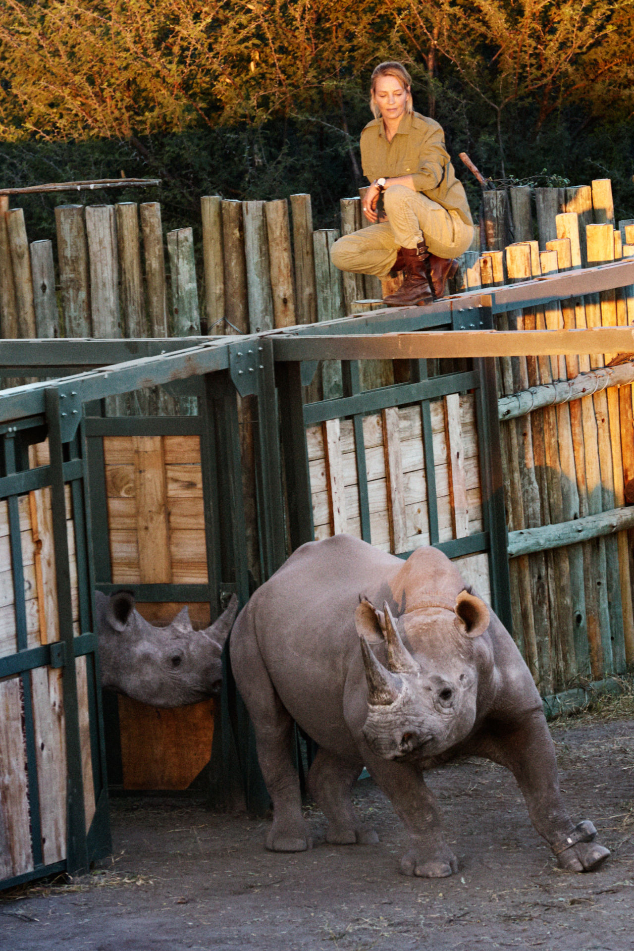 U.S. Actress Joins RhinoSaving Celebs, Goes on Mission to SA and