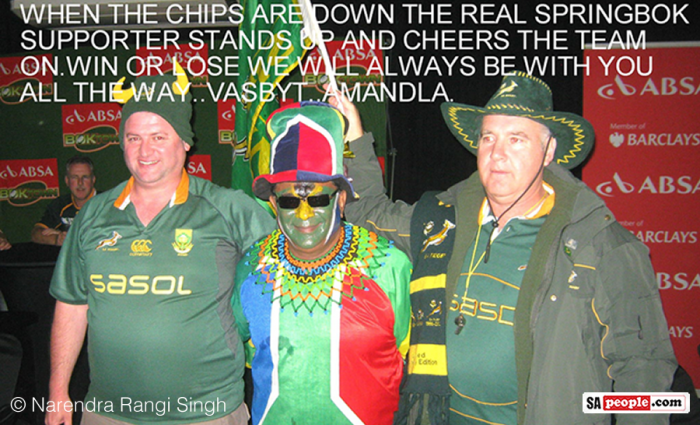 Springbok fans