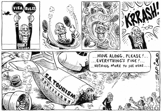 Zapiro on Gigaba visa rule