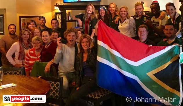 South African rugby fans, Canada