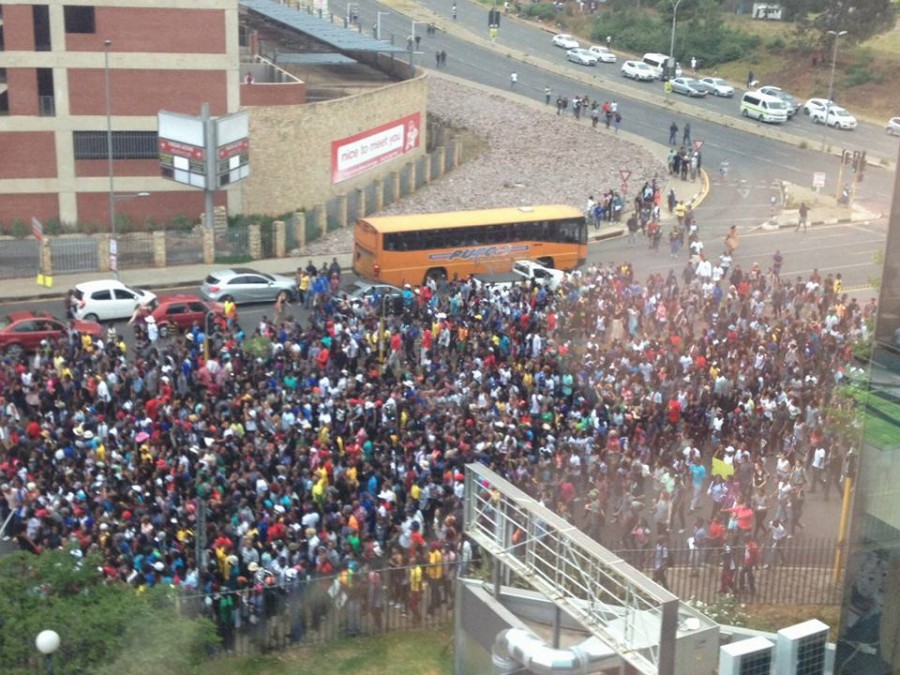 Students at Wits. Source: Facebook