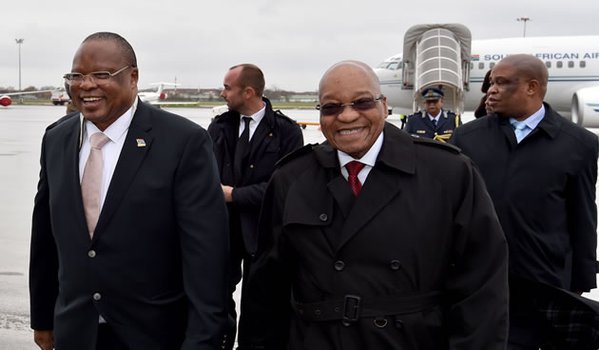 President Zuma in Paris for Climate Change conference