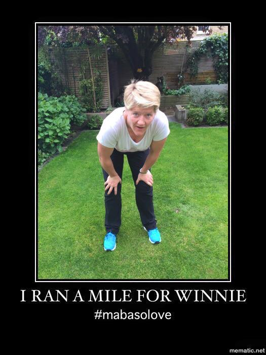 Ran a mile for Winnie