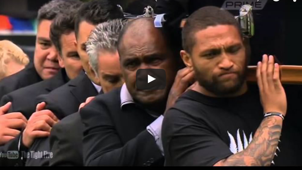 The Last Haka for Rugby Legend Jonah Lomu funeral