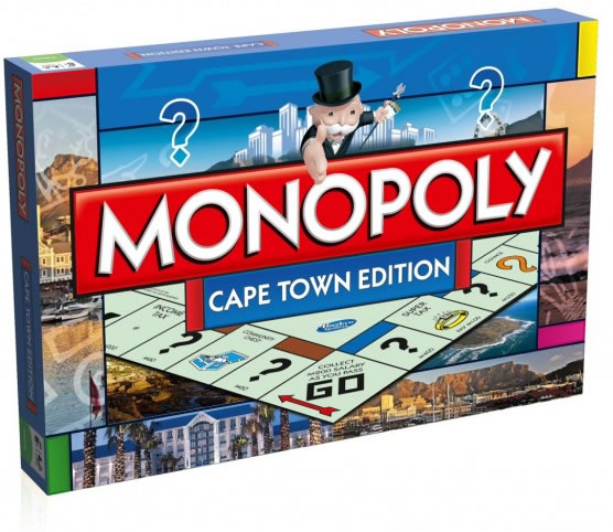 Cape Town Monopoly Board