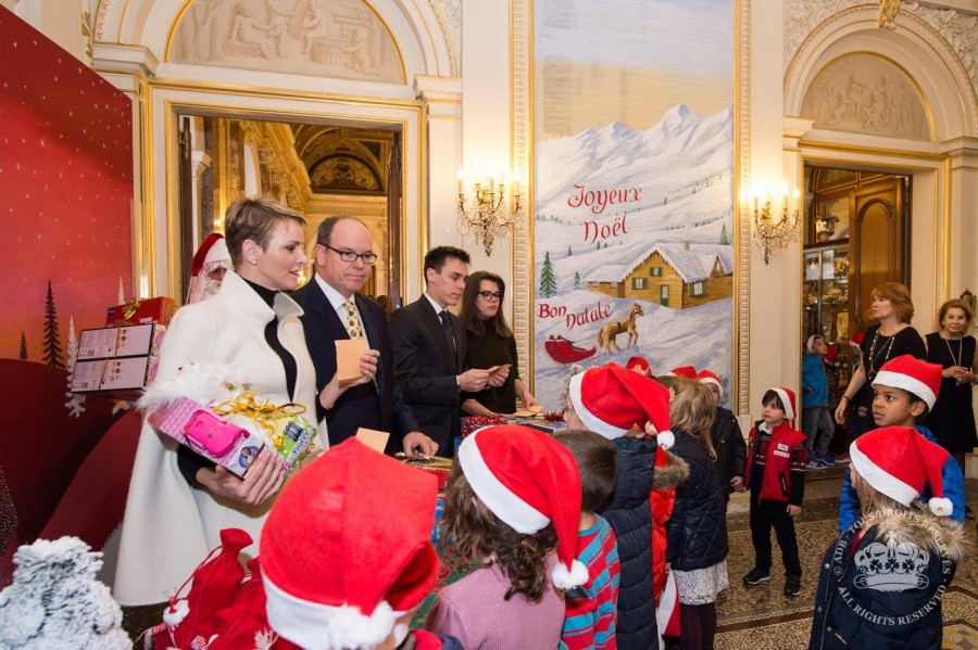 Princess Charlene in the palace