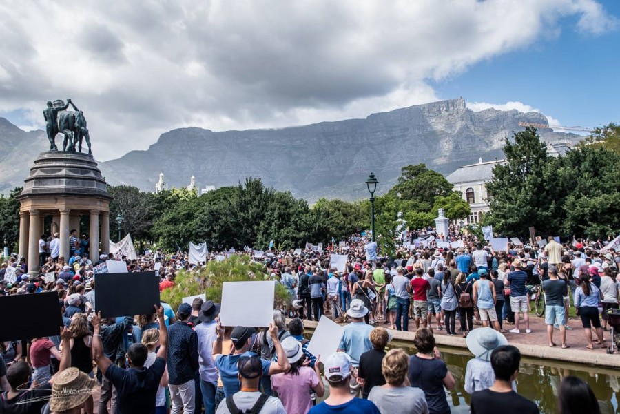 ZumaMustFall march in Cape Town