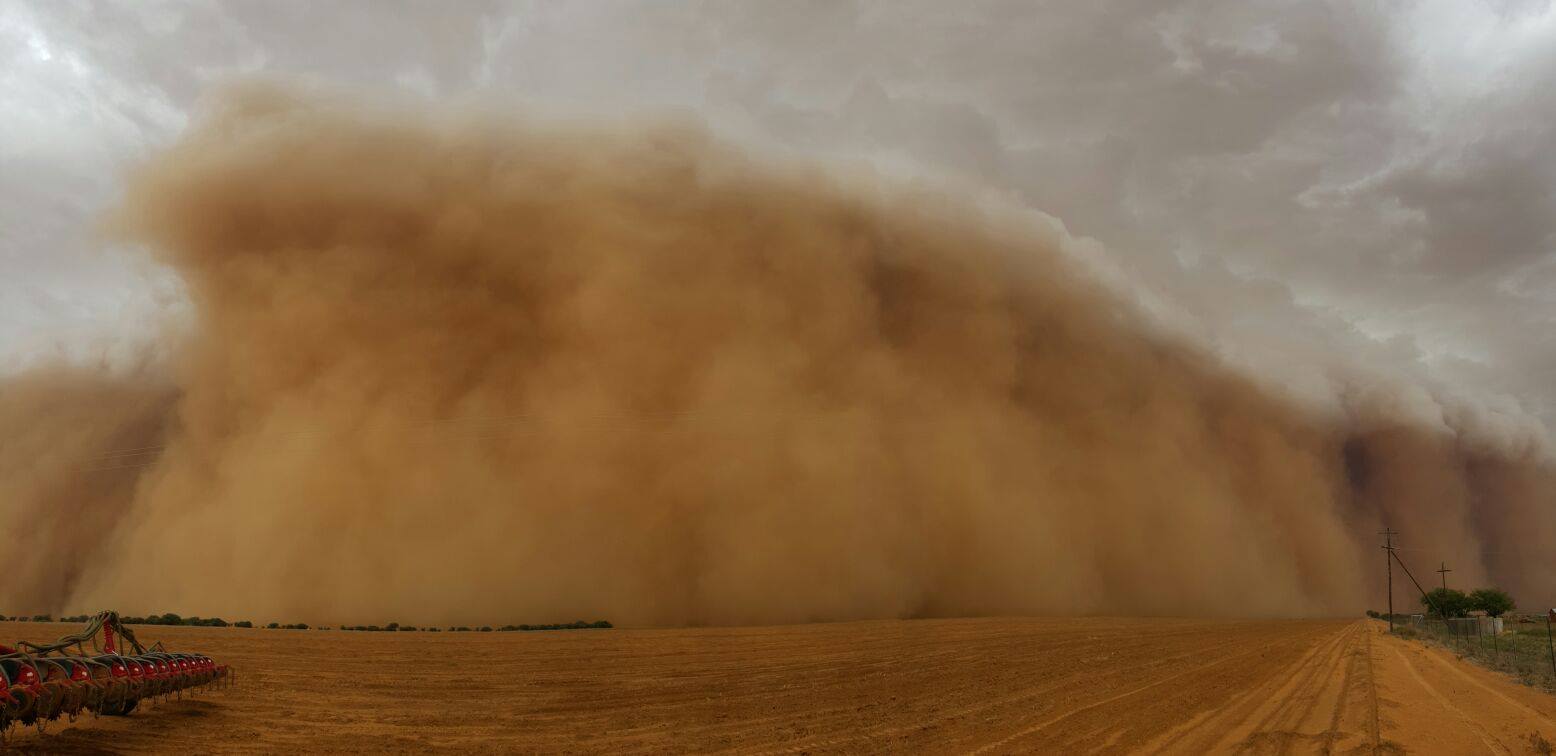Sandstorm in Hoopstad
