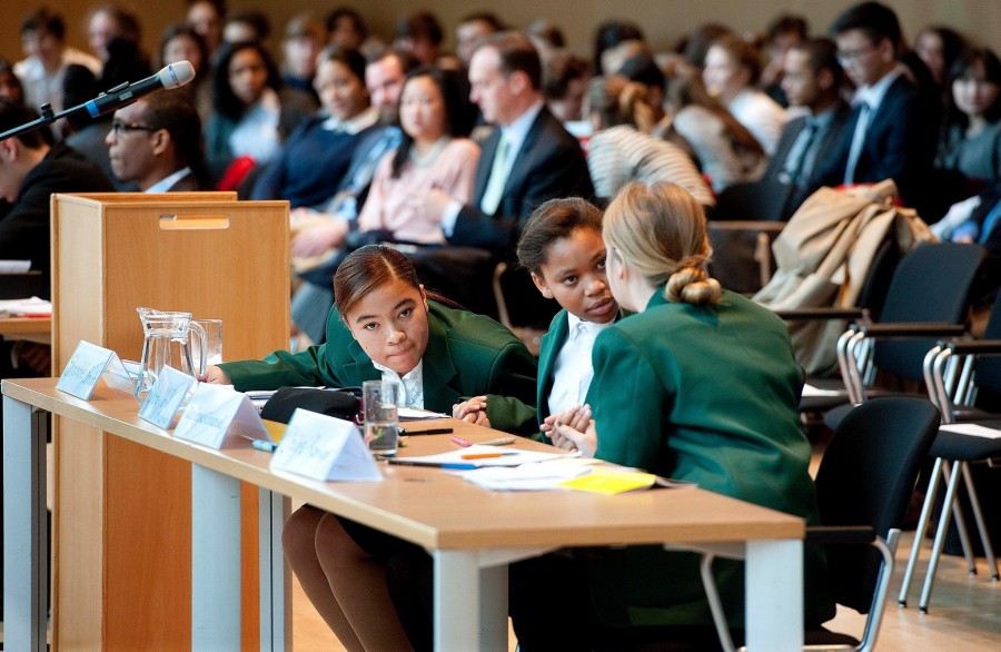 South African students at the Hague