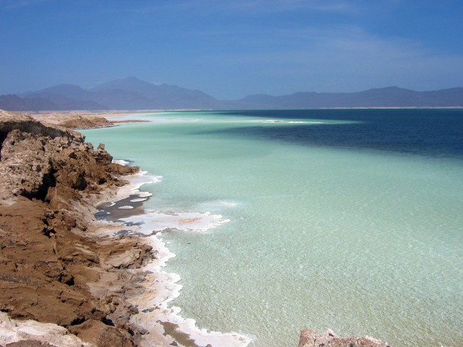 Lake Assal. Photo: Wikimedia Commons.