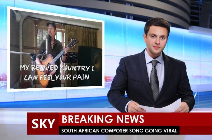 Sky reports the video is going viral - posted by Chris Melly