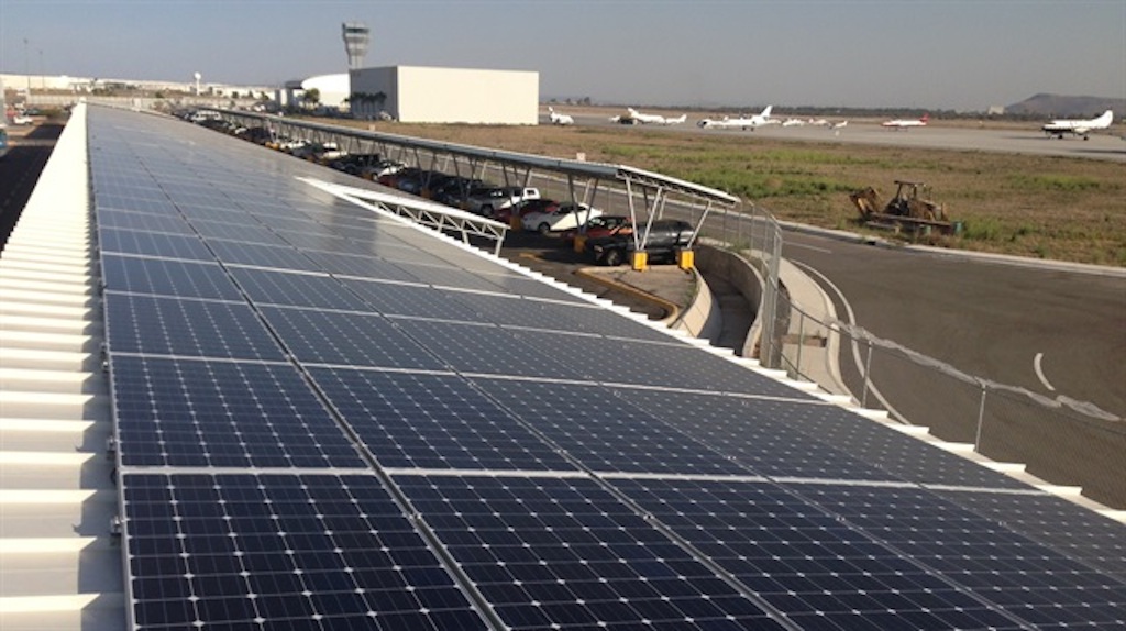 george airport solar