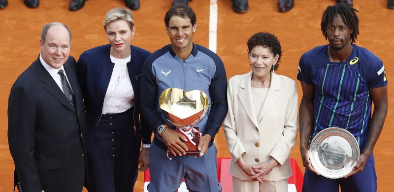 Princess Charlene at Monaco tennis