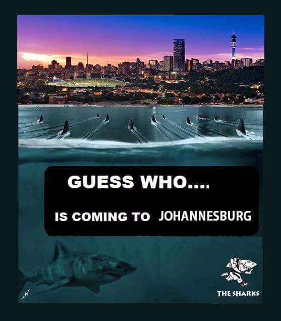 Sharks to Joburg