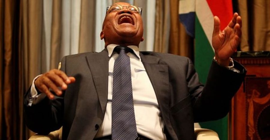 Zuma laughing