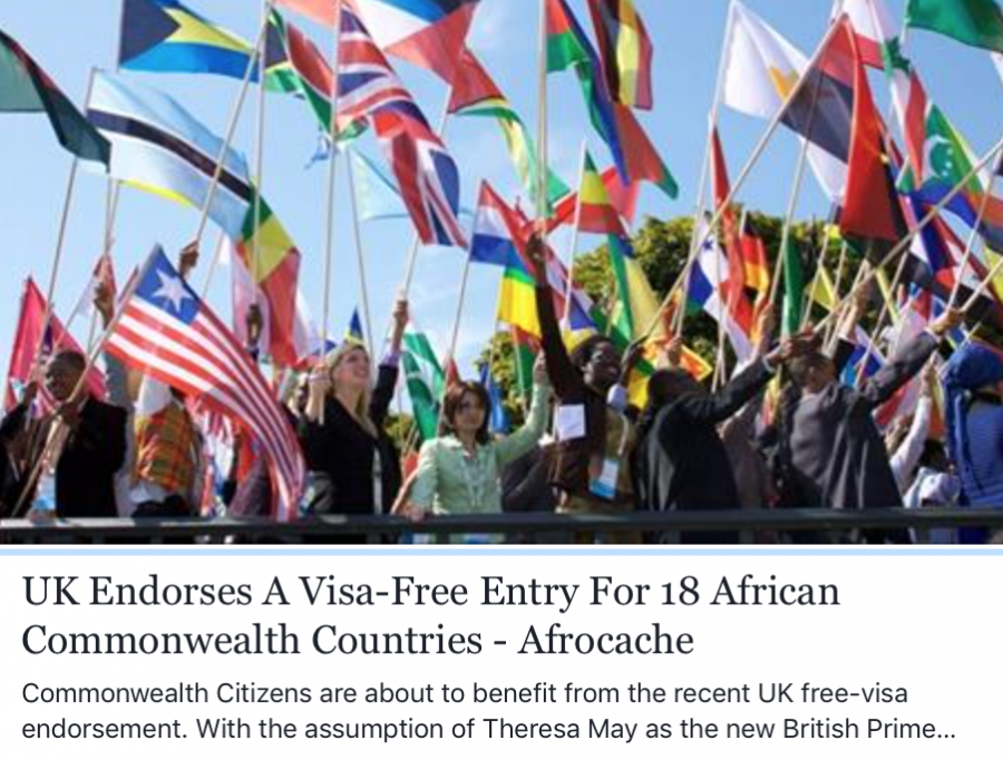 UK Endorses visa-free entry for African commonwealth countries fake article