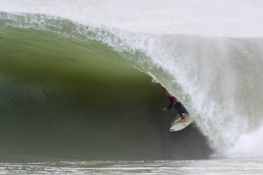 Jordy Smith duringt the Quarterfinals of the Rip Curl Pro Portugal.