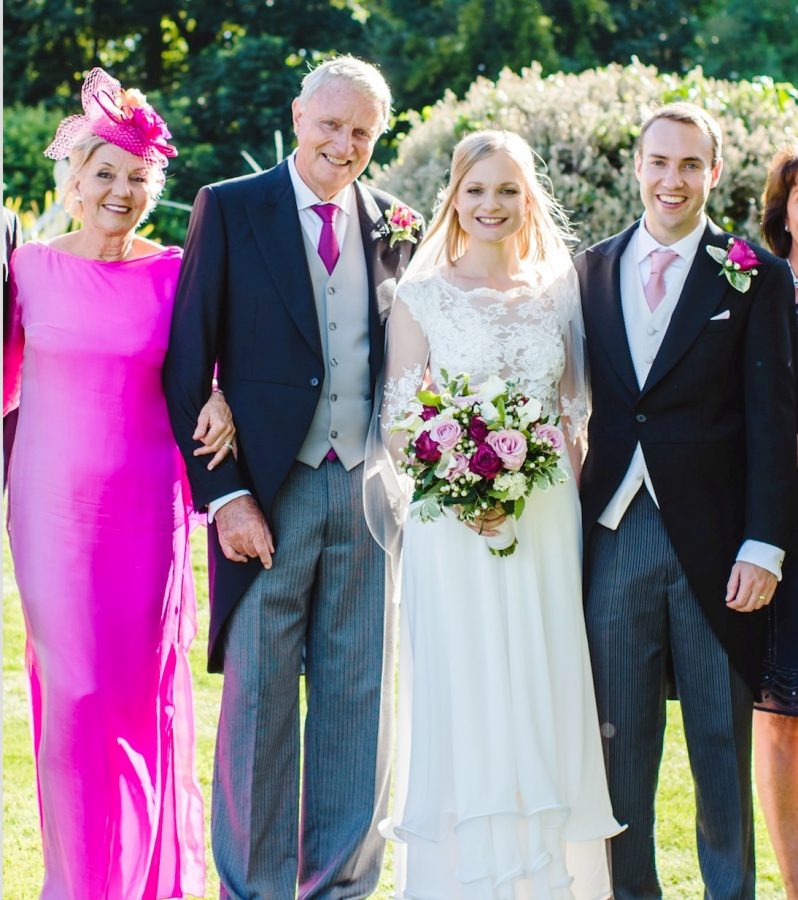 Bruce and Sibylla Tindale and their son Alex and new daughter-in-law Helen.