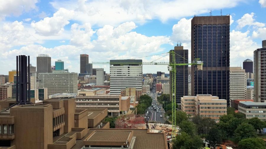 Joburg skyline and new Council Chamber - Heritage Portal - February 2016