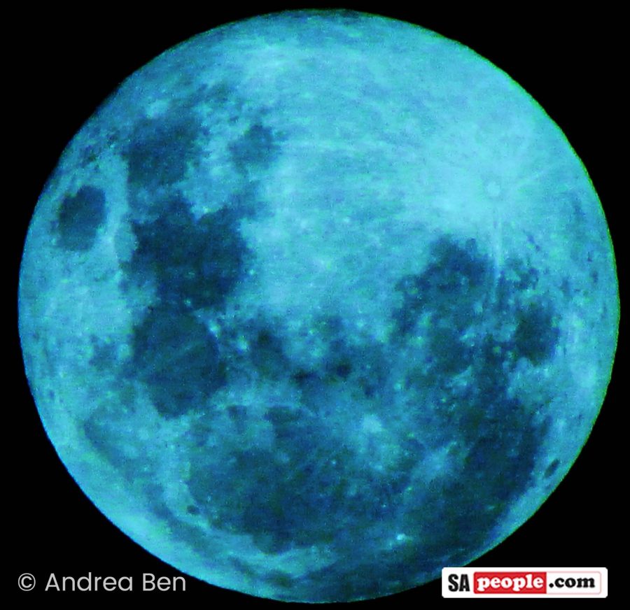 Blue super moon