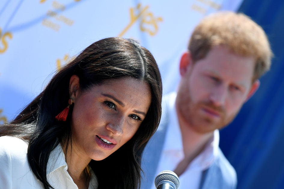 Britain's Prince Harry and Meghan visit South Africa