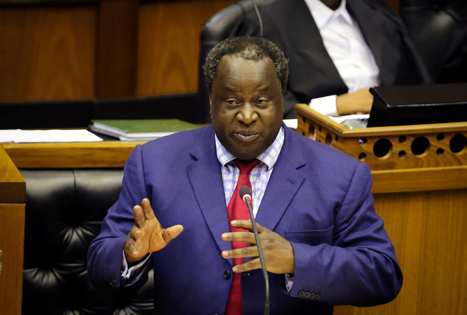 South African Finance Minister Tito Mboweni