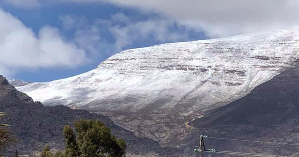 SNOW IN SOUTH AFRICA, OCTOBER 2019