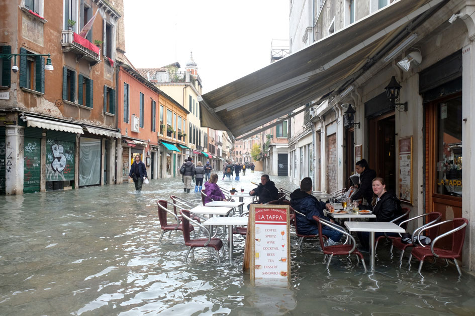 venice floods storm climate change