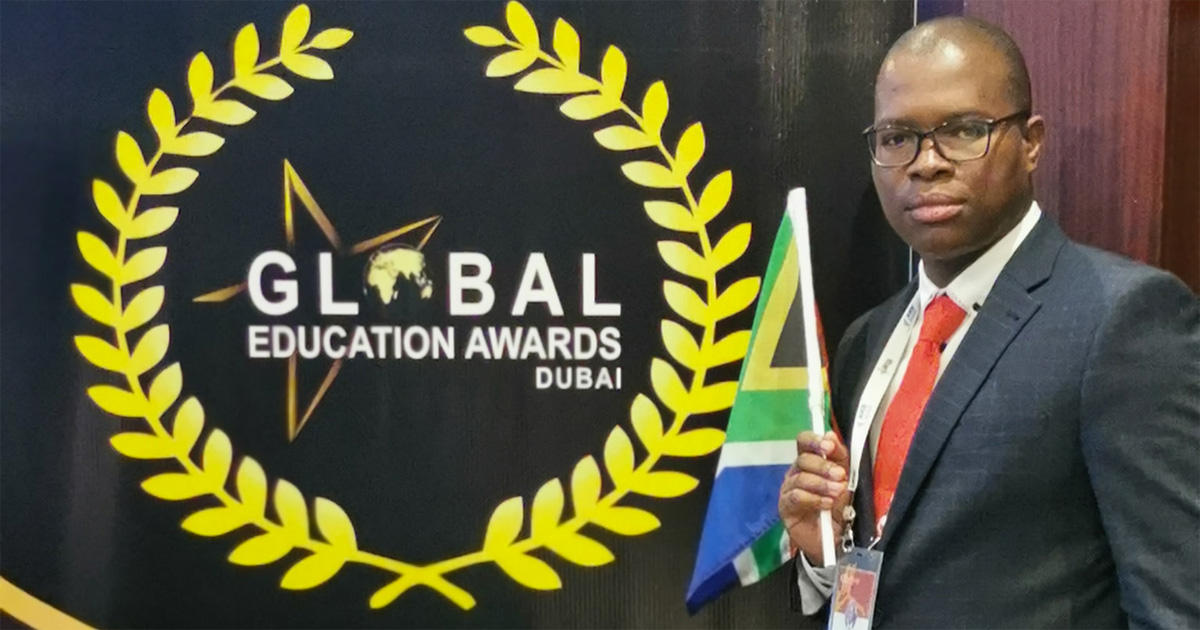 Khangelani Sibiya teacher of the year award south african