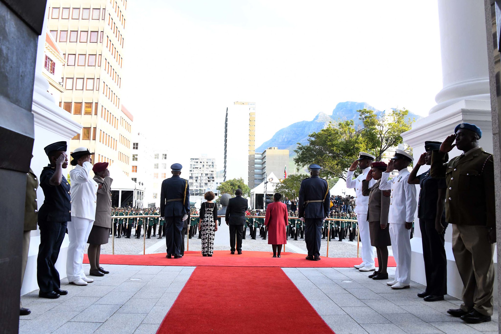 2020 State of the Nation Address Red Carpet Members of Parliament and their guests arrive ahead of the State of the Nation Address on the occasion of a joint sitting of Parliament. (Photos: GCIS)