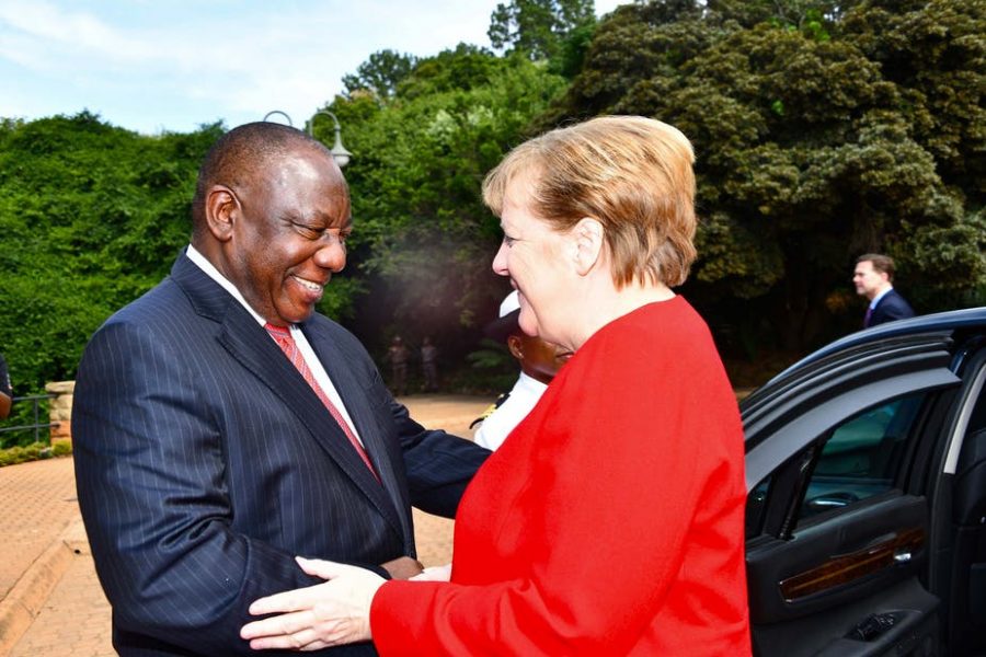 South African president Cyril Ramaphosa and German chancellor Angela Merkel have shown good leadership in the fight against COVID-19. GCIS