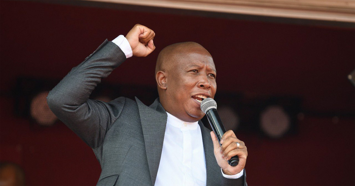 EFF leader Julius Malema: "We are going to Senekal."