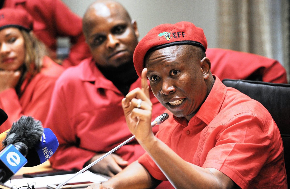 EFF leader Julius Malema - Matshela Koko and Brian Molefe