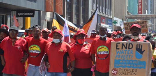 COSATU march Tshwane