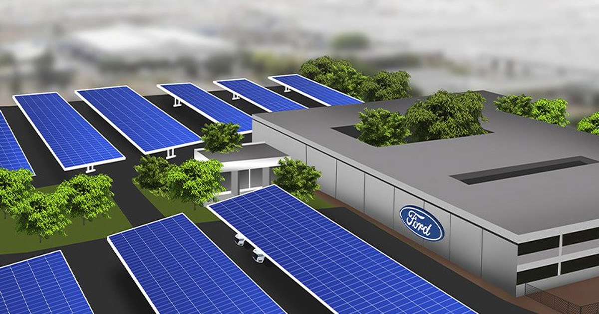 ford south africa solar energy project