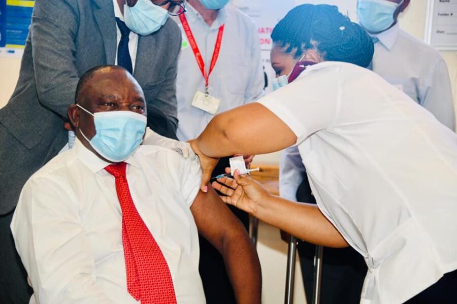 President Ramaphosa vaccine South Africa