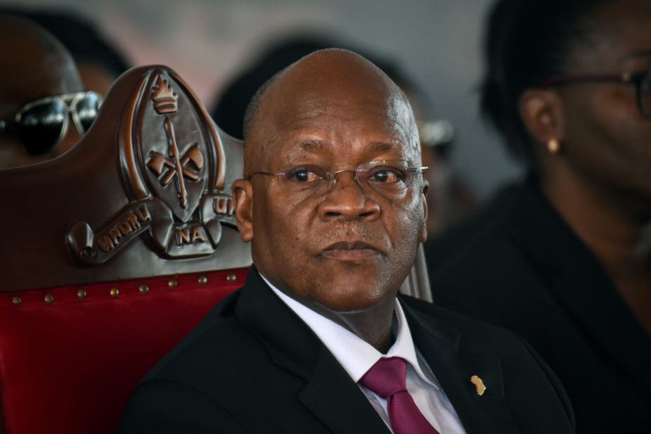 Tanzanian President John Magufuli played the long political game. STR/AFP via Getty Images