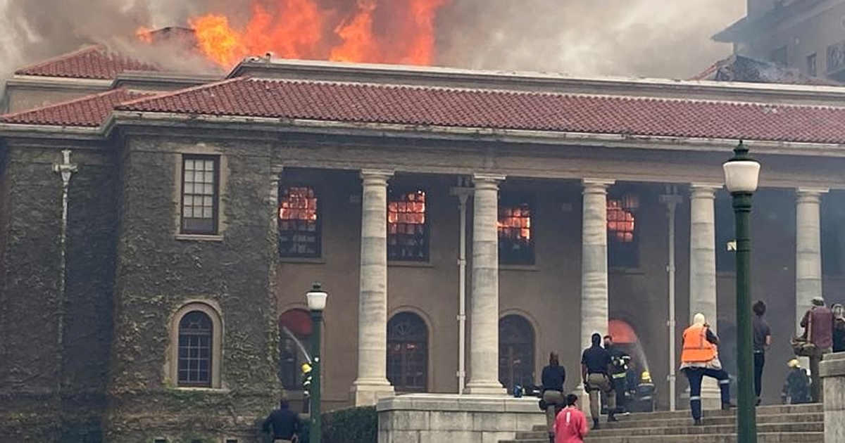UCT-library-fire