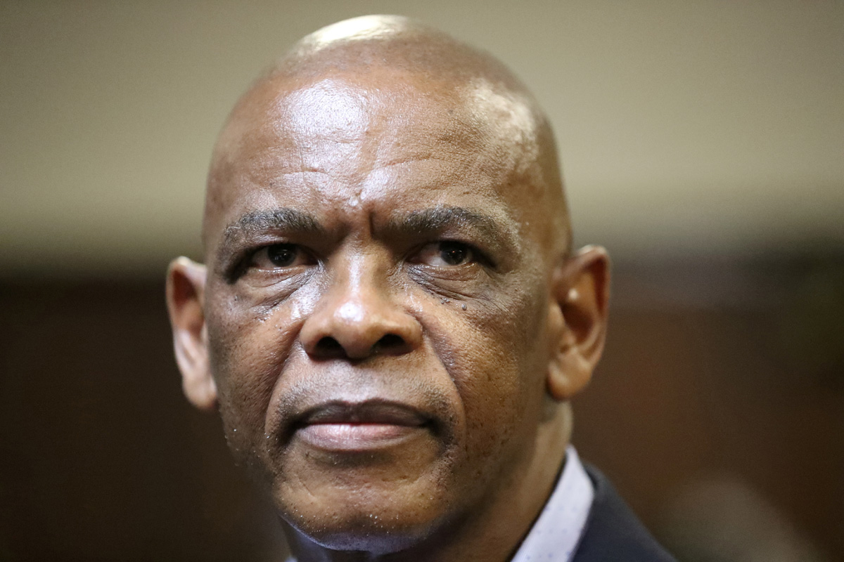 Ace Magashule, the suspended secretary general of South Africa's ruling African National Congress. REUTERS/Siphiwe Sibeko