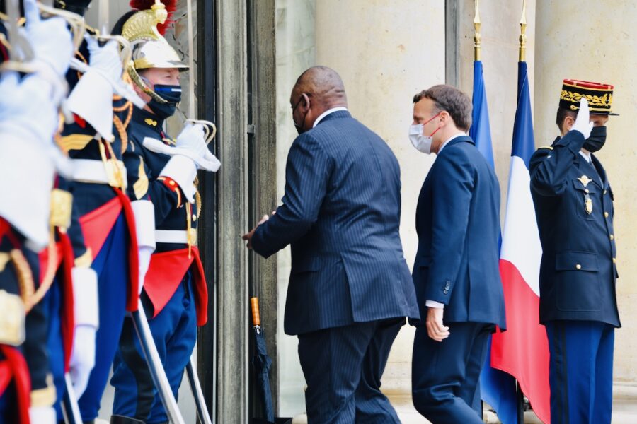 Ramaphosa Compliments Macron's Leadership After Successful Trip to Paris