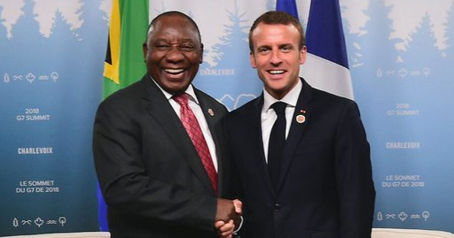 Ramaphosa Hosting French President on Friday in Pretoria, South Africa