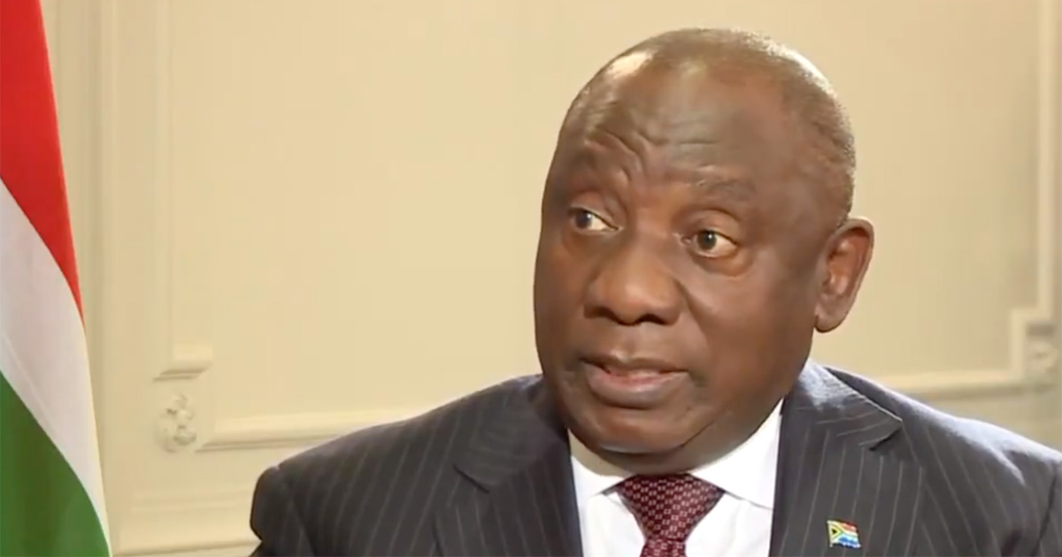 Ramaphosa: South Africa Can Help in Gaza, Bring the 2 Sides Together