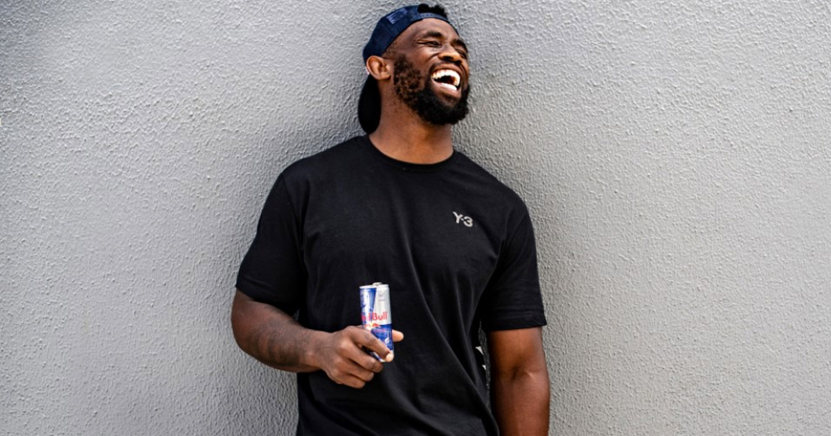 Siya Kolisi poses for a portrait in Cape Town, South Africa on February 7, 2021 // Craig Kolesky/Red Bull Photo credit: Red Bull Content Pool