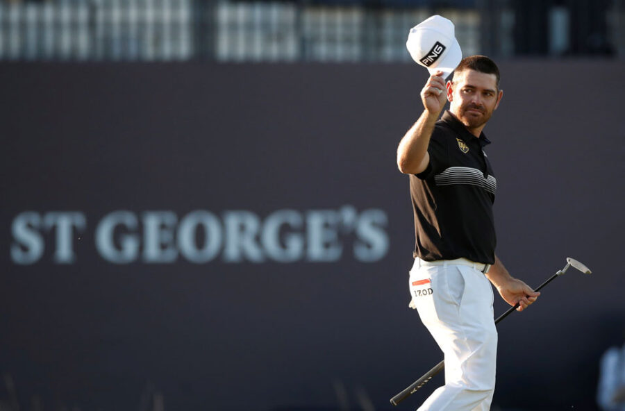 Golf - The 149th Open Championship - Royal St George's, Sandwich, Britain - July 16, 2021 South Africa's Louis Oosthuizen during the second round REUTERS/Paul Childs