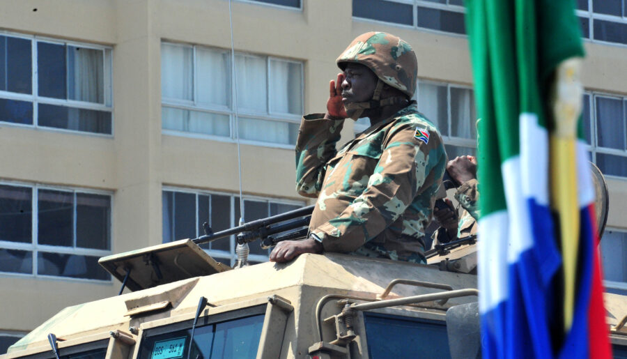 Army Called In! SANDF Soldiers Deployed to Help SAPS Quell Free Zuma Protests