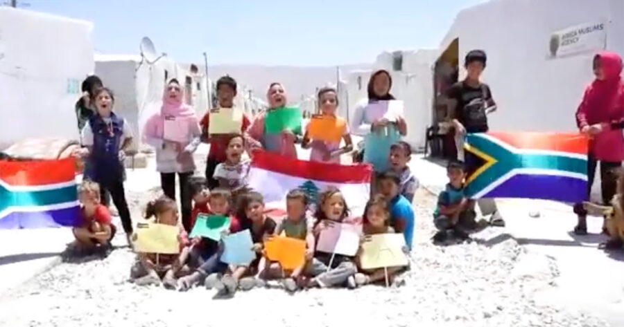WATCH Syrian Refugee Children's Message of Hope for South Africa