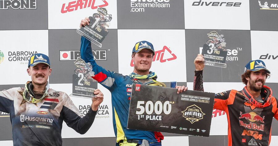 Wade Young Wins Top Prize at Enduro Championship in Poland. Photo: Red Bull content pool