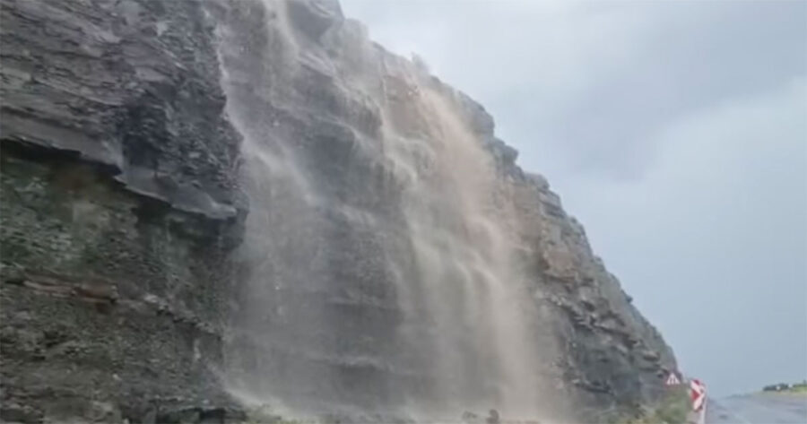 Karoo Blessings As Waterfalls Gush Over Koppie